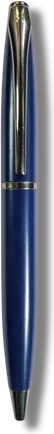 Navy Gold-Trim Pen