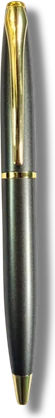Steel Gold-Trim Pen
