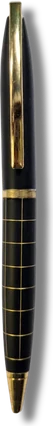 Pyramid Grid Gold Pen