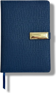Croco-Texture Clasp Diary