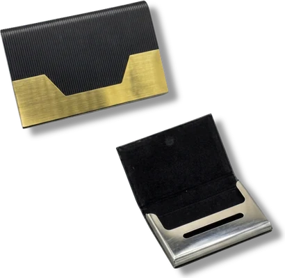 Carbon & Gold Card Case