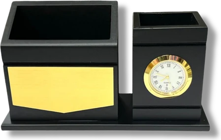 Gold Plate Desk Caddy