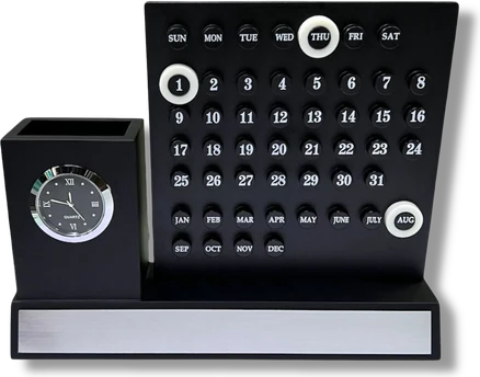 Perpetual Calendar Clock Set