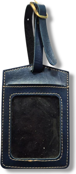 Buckle Luggage Tag — Navy