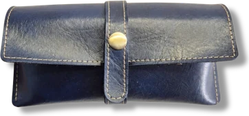 Snap-Flap Sunglass Pouch — Navy